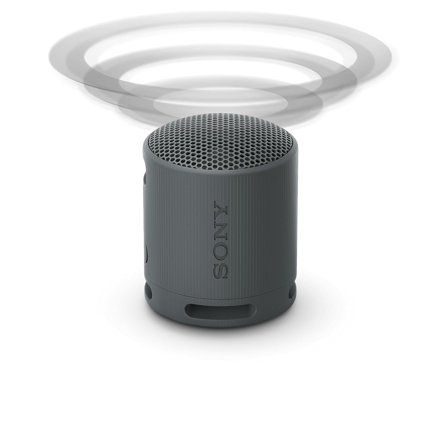 Sony SRS-XB100 Wireless Bluetooth Portable Lightweight Super-Compact Travel Speaker, Extra-Durable IP67 Waterproof & Dustproof, 16 Hrs Batt, Versatile Strap, Extra Bass & Hands-Free Calling-Black