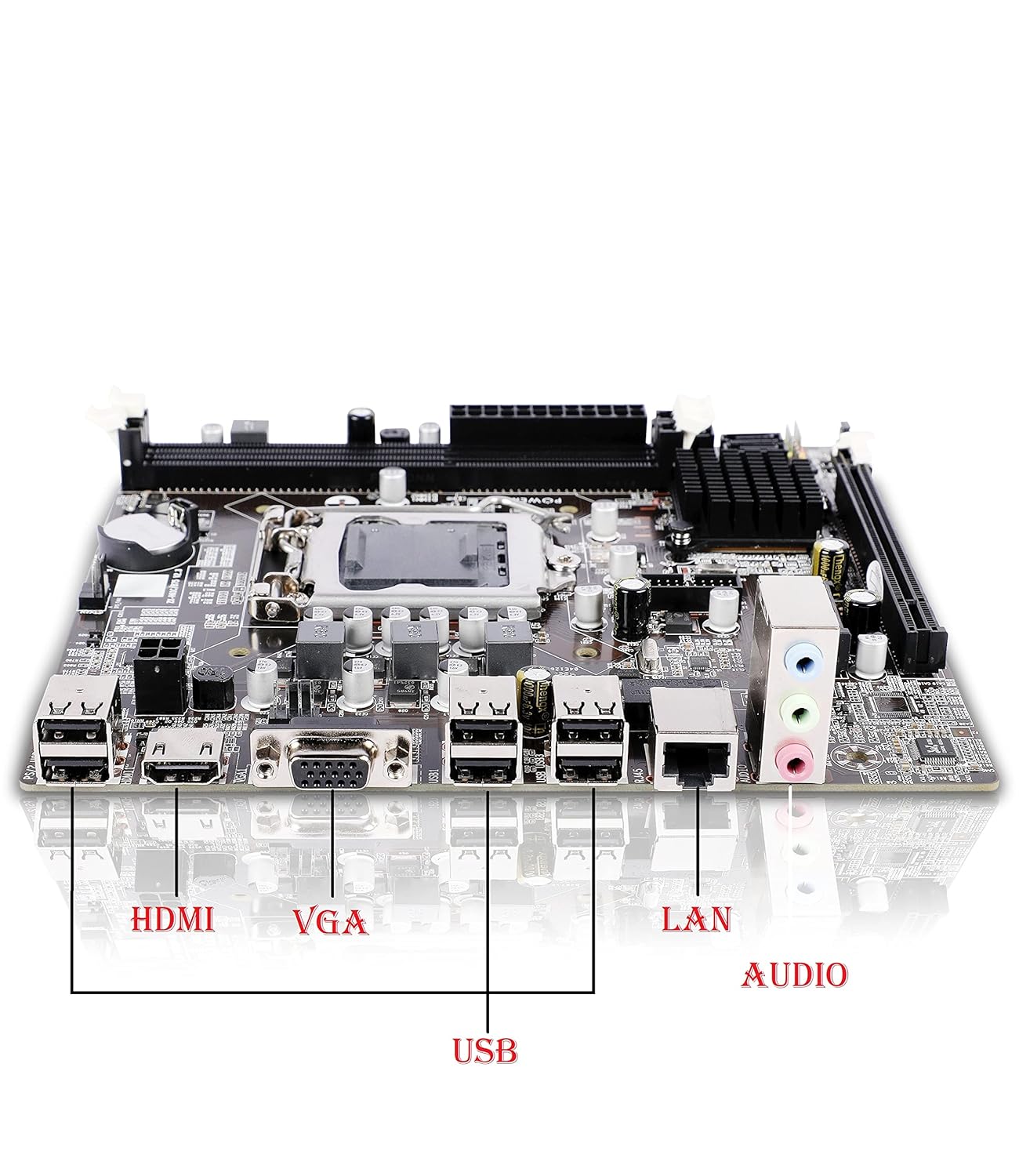 Cyntexia Computer Desktop PC (Windows Intel Core i5-4570 || 16GB RAM || 512GB SSD || HDMI || VGA || Ethernet || HD Graphics 4600 || USB 3.0 || Win 11) Basic Software Installed, Black