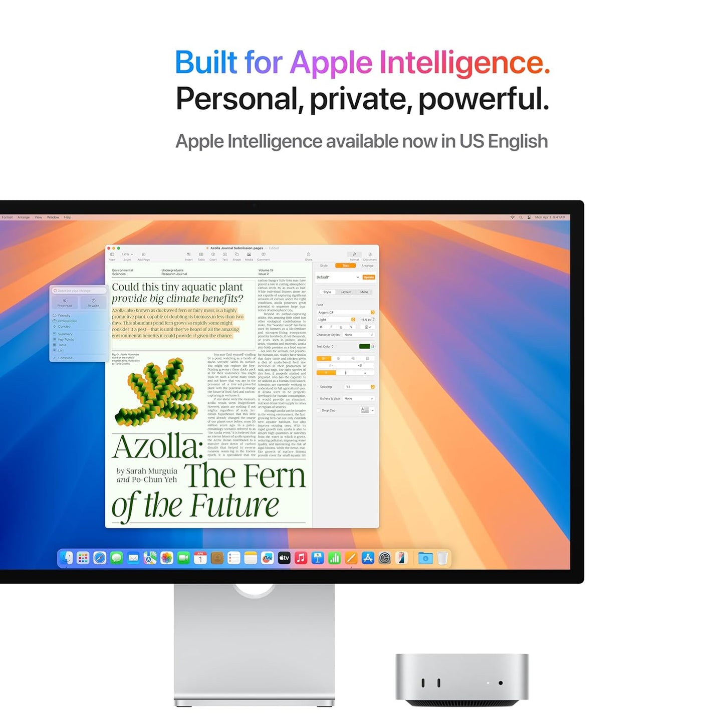 Apple 2024 Mac Mini Desktop Computer with M4 chip with 10‑core CPU and 10‑core GPU: Built for Apple Intelligence, 16GB Unified Memory, 512GB SSD Storage, Gigabit Ethernet. Works with iPhone/iPad