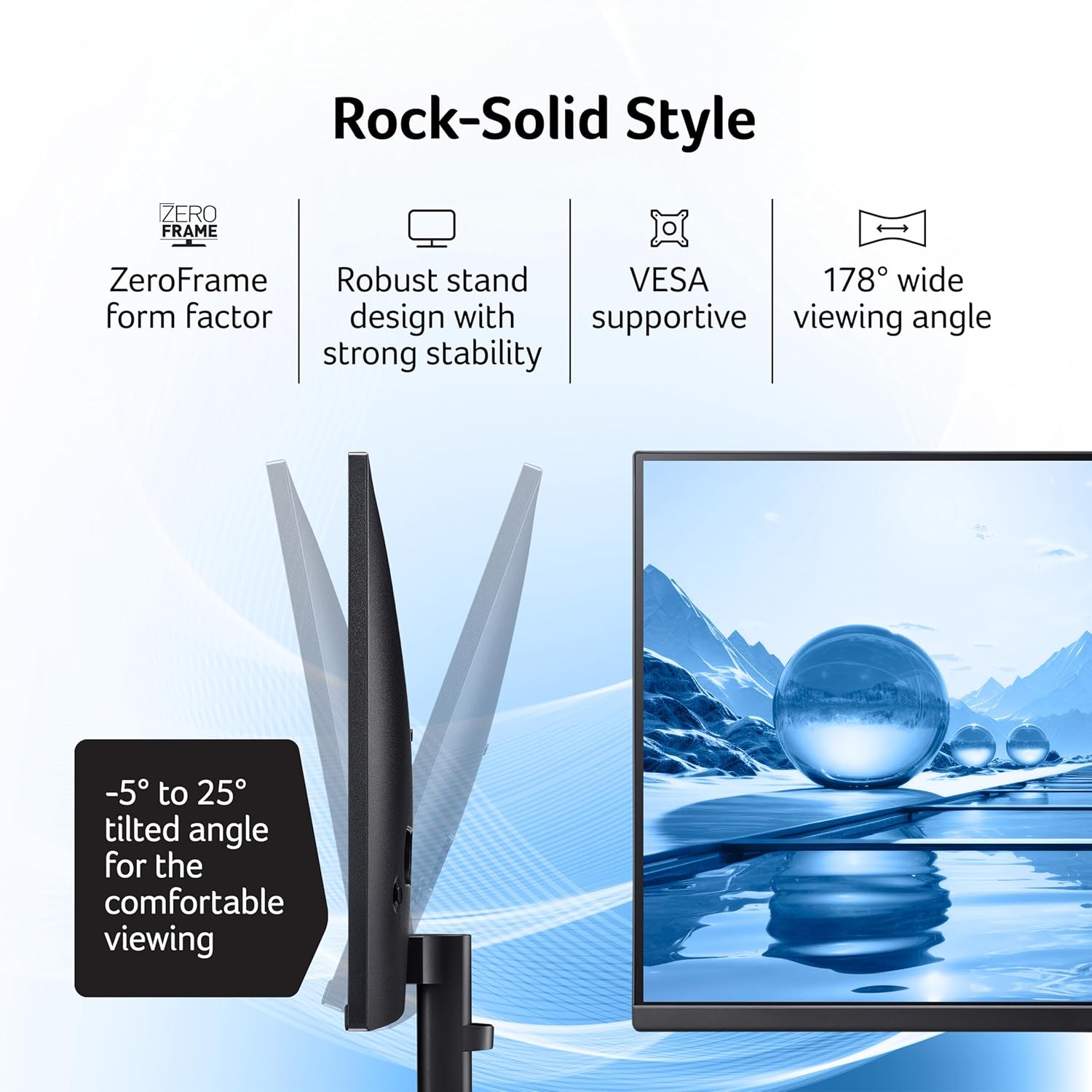 Acer KA270 P6 27 Inch IPS Full HD Backlit LED Monitor I 144Hz Refresh Rate, 1MS VRB, AMD FreeSync I 99% sRGB I 1 x VGA 1 x HDMI with Inbox HDMI Cable I Zero Frame Design I Eye Care I Stereo Speakers