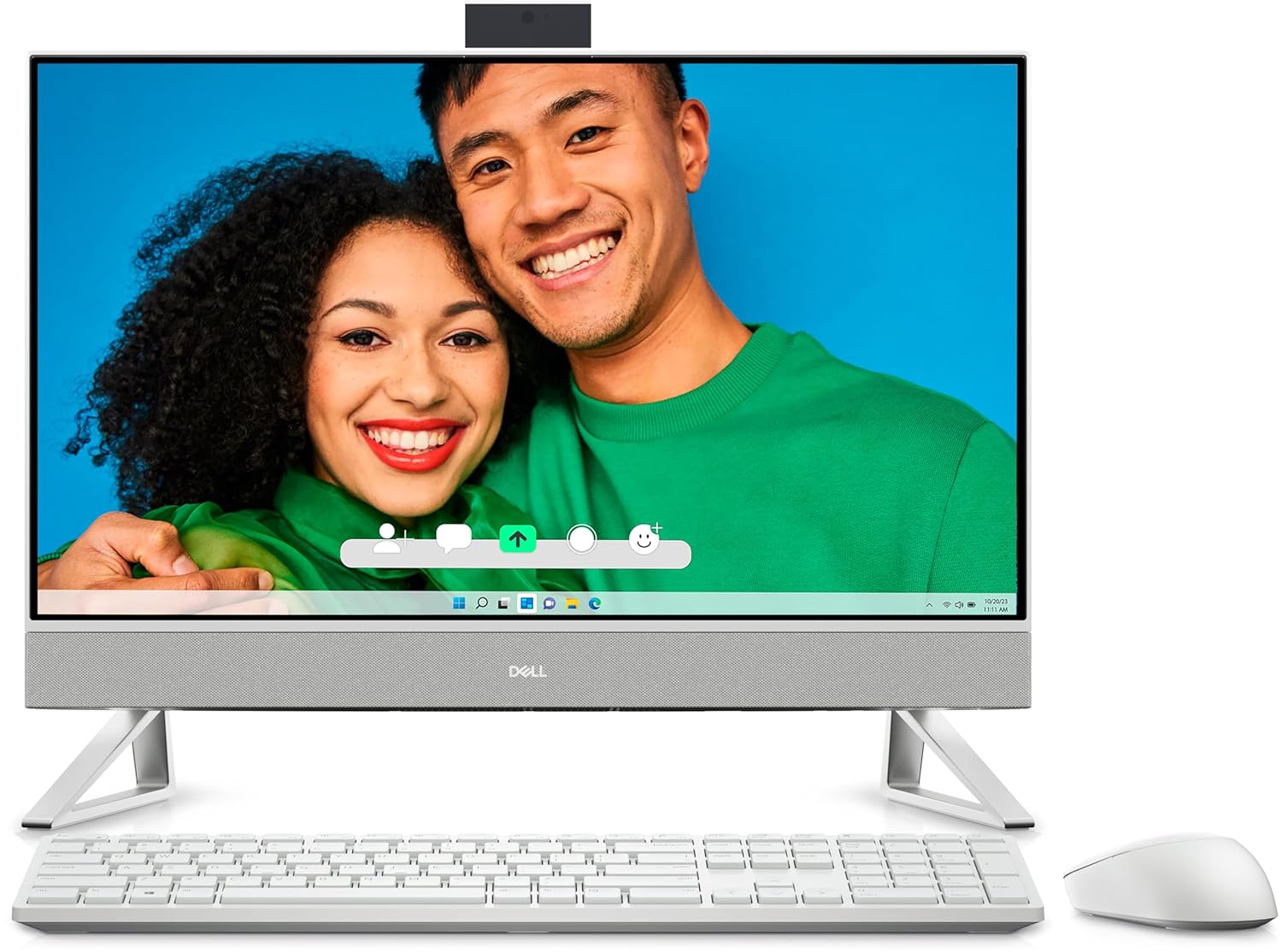 Dell Aio Inspiron 7730,Core 7-150U, 16 GB, 1TB SSD Windows 11 Home, Intel Graphics, 27.0" FHD Ntch Narrow Border Infinity Display Win 11 + Office H&S 2021 Pearl White Cover + Molded Speaker Grill