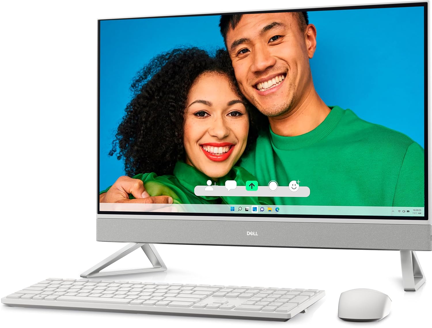 Dell Aio Inspiron 7730,Core 7-150U, 16 GB, 1TB SSD Windows 11 Home, Intel Graphics, 27.0" FHD Ntch Narrow Border Infinity Display Win 11 + Office H&S 2021 Pearl White Cover + Molded Speaker Grill