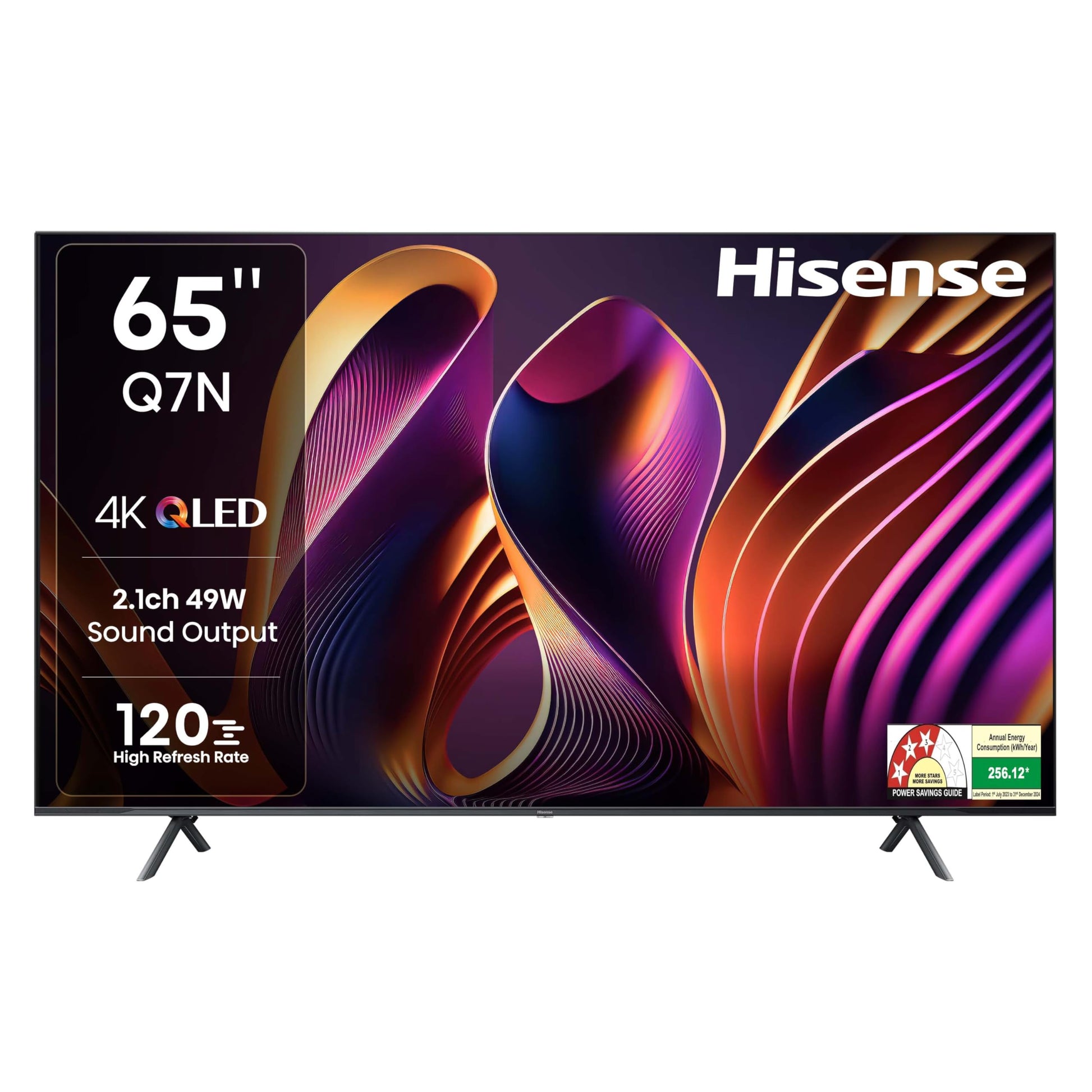 Hisense 254 cm (100 inches) E7Q PRO Series 4K Ultra HD Smart QLED TV 100E7Q PRO (Charcoal Grey)
