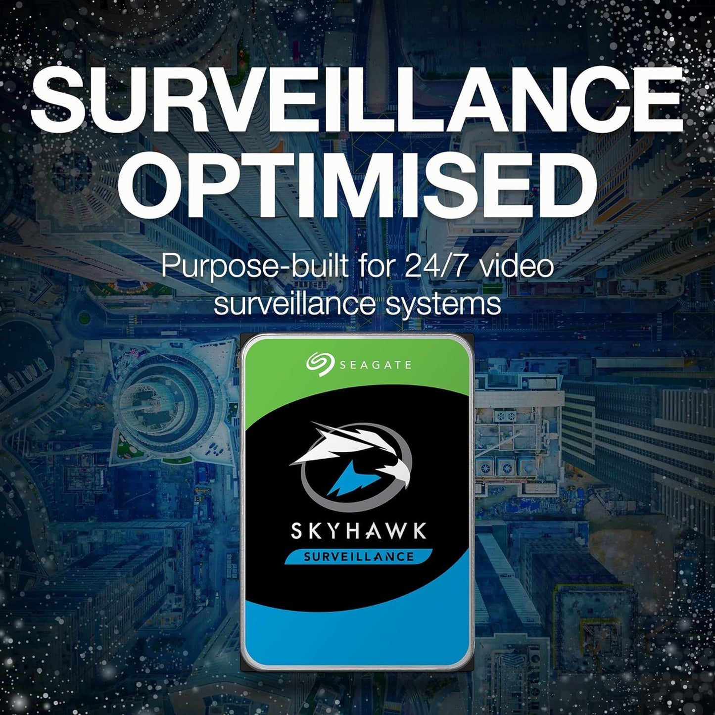 Seagate Skyhawk ST4000VX016 Internal Hard Drive 3.5" 4000 GB Serial ATA III