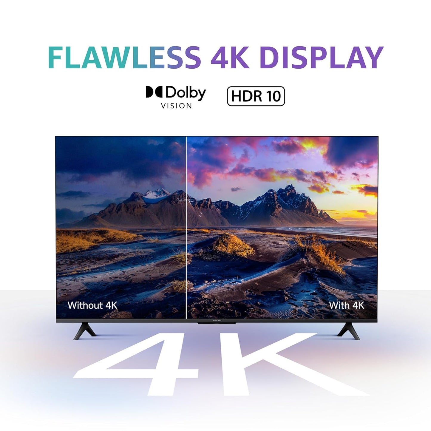 Xiaomi MI 138 cm (55 inches) X Series 4K LED Smart Google TV L55MA-AIN (Black)
